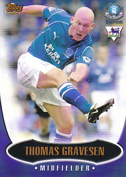 Thomas Gravesen Everton 2003 Topps Premier Gold #E2